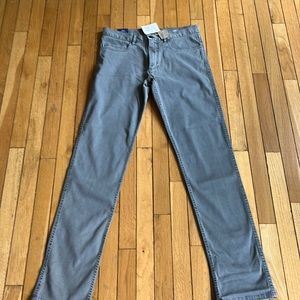 Faherty gray comfort twill pants